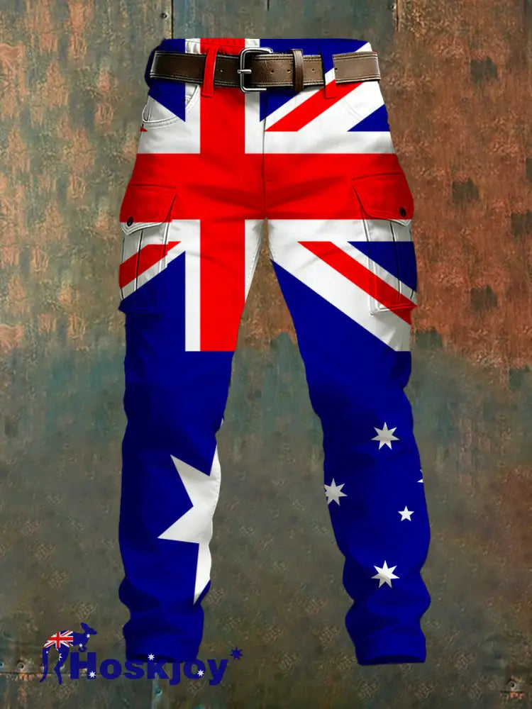 Men’s Australian Art Print Comfort Trousers A / S