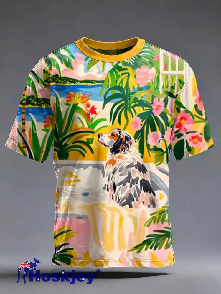 Men’s Australian Shepherd Short Sleeve T-shirt As picture / S