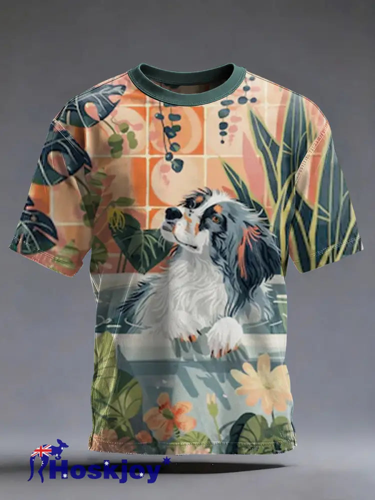 Men’s Australian Shepherd Short Sleeve T-shirt As picture / S