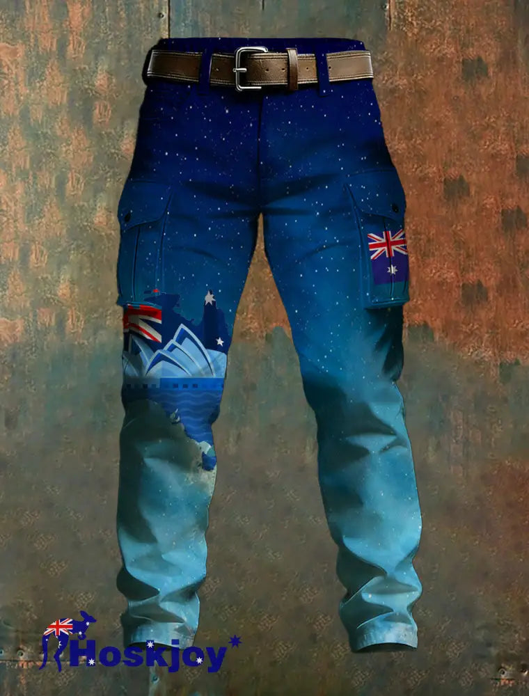 Men’s Australian-Style Printed Trousers A / S