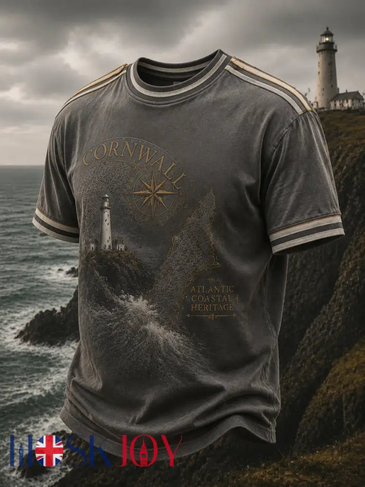 Men’s Cornish Celtic-style Printed T-shirt - As picture / S