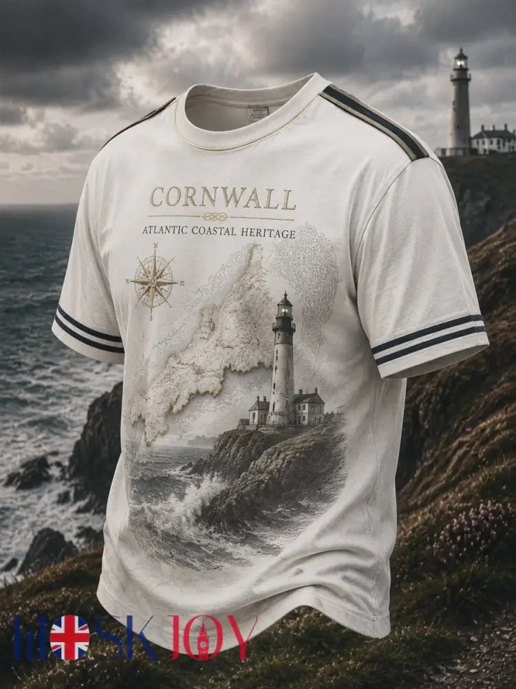 Men’s Cornish Celtic-style Printed T-shirt - As picture / S