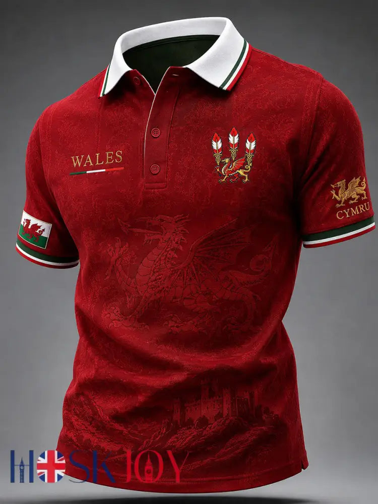 Men’s Cymru Shirt - Red / S