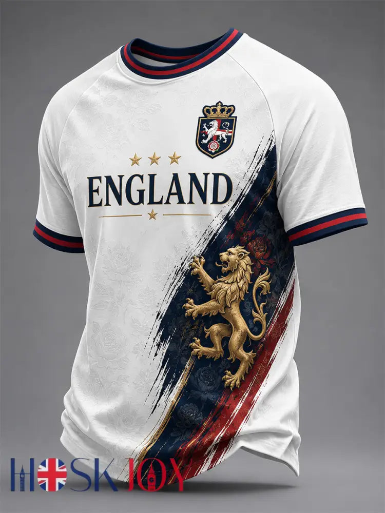 Men’s Gift For Football Fans Print Casual Tee - White / S