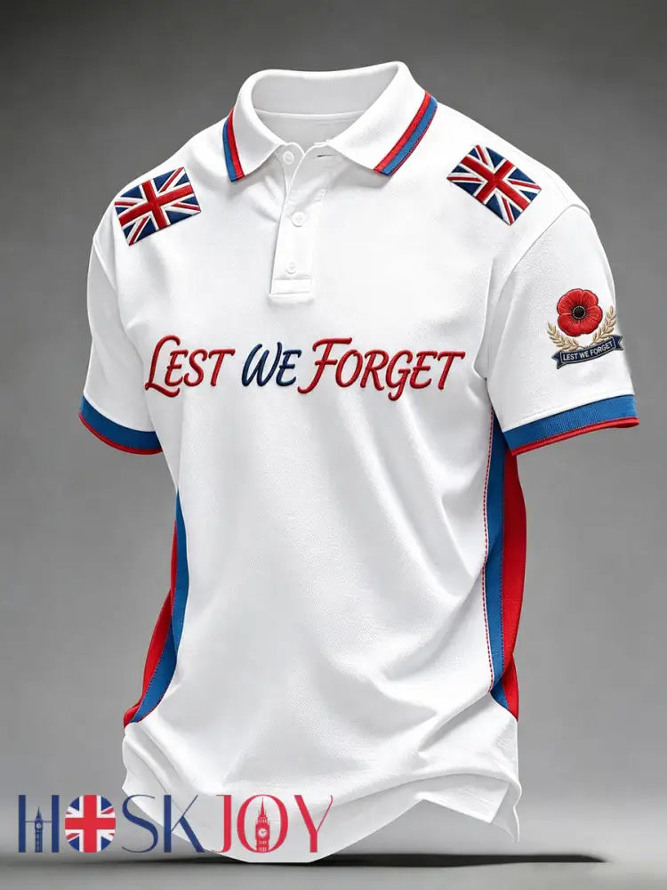 Men’s Lest We Forget Shirt - White / S
