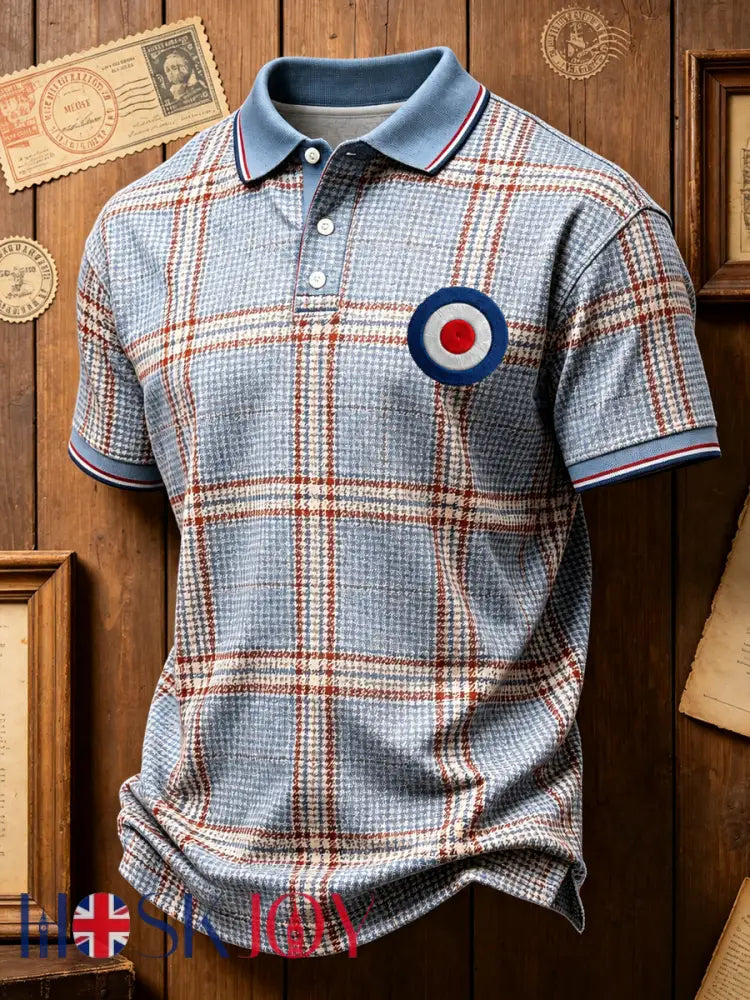 Men’s Mods Culture UK Music Lover Business Style Printed polo shirt - As picture / S