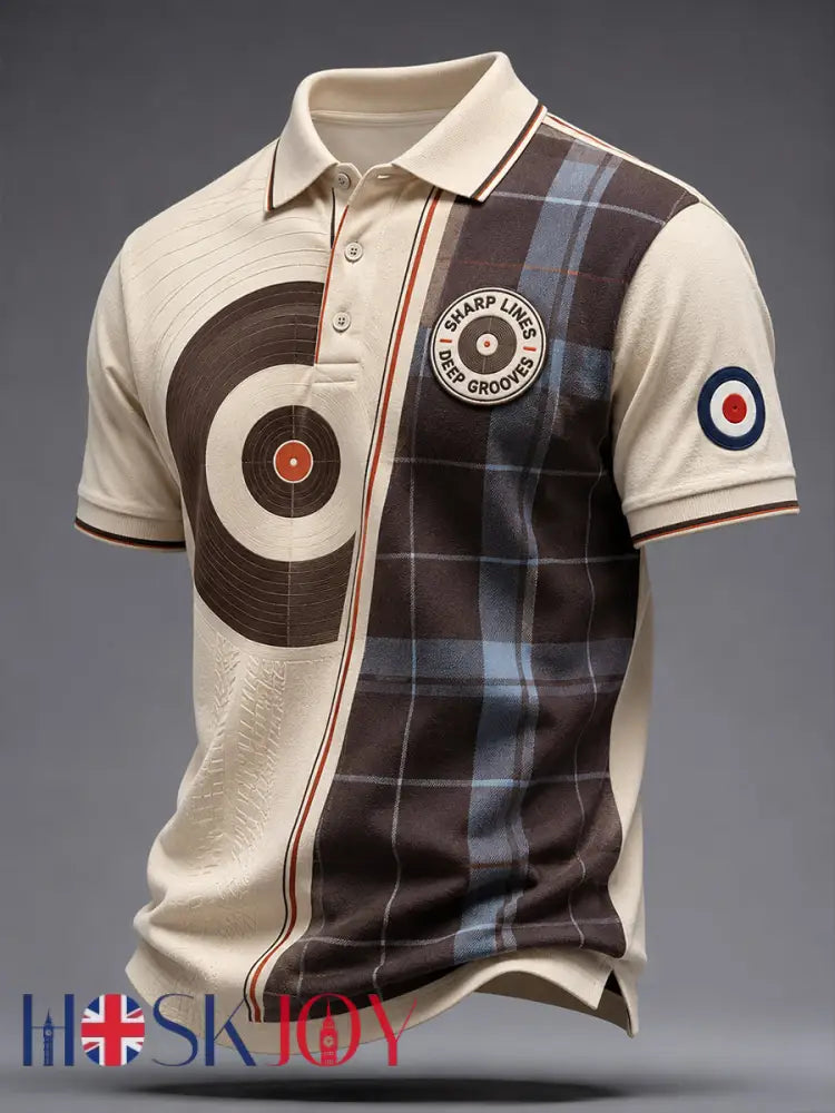 Men’s Mods Culture Uk Music Lover Business Style Short Sleeve Shirt - A / S