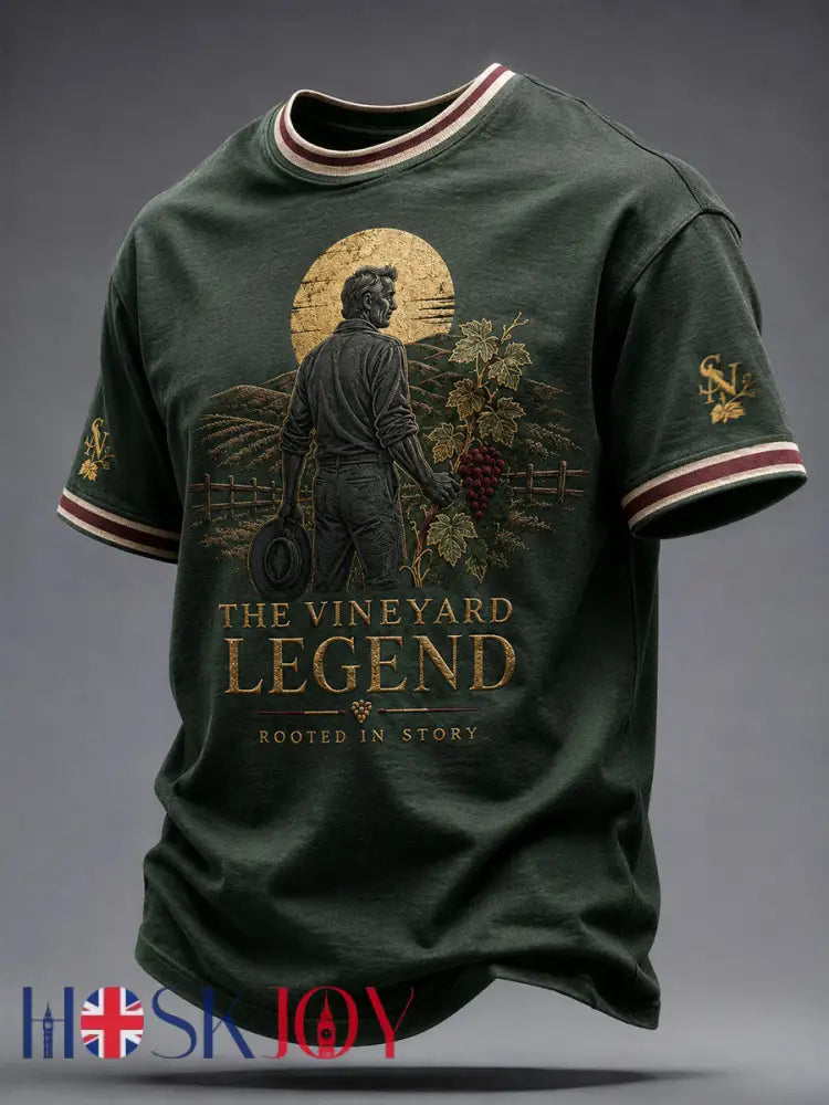 Men’s Rip NZ Jurassic Legend Printed T-shirt - Dark Green / S