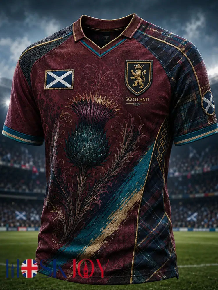 Men’s Scotland Football Short Sleeve Shirt - A / S