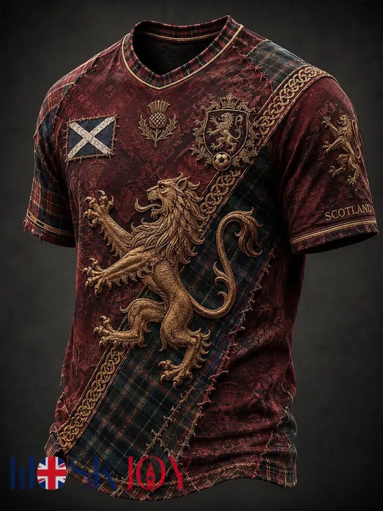 Men’s Scotland Football V-neck T-shirt - A / S