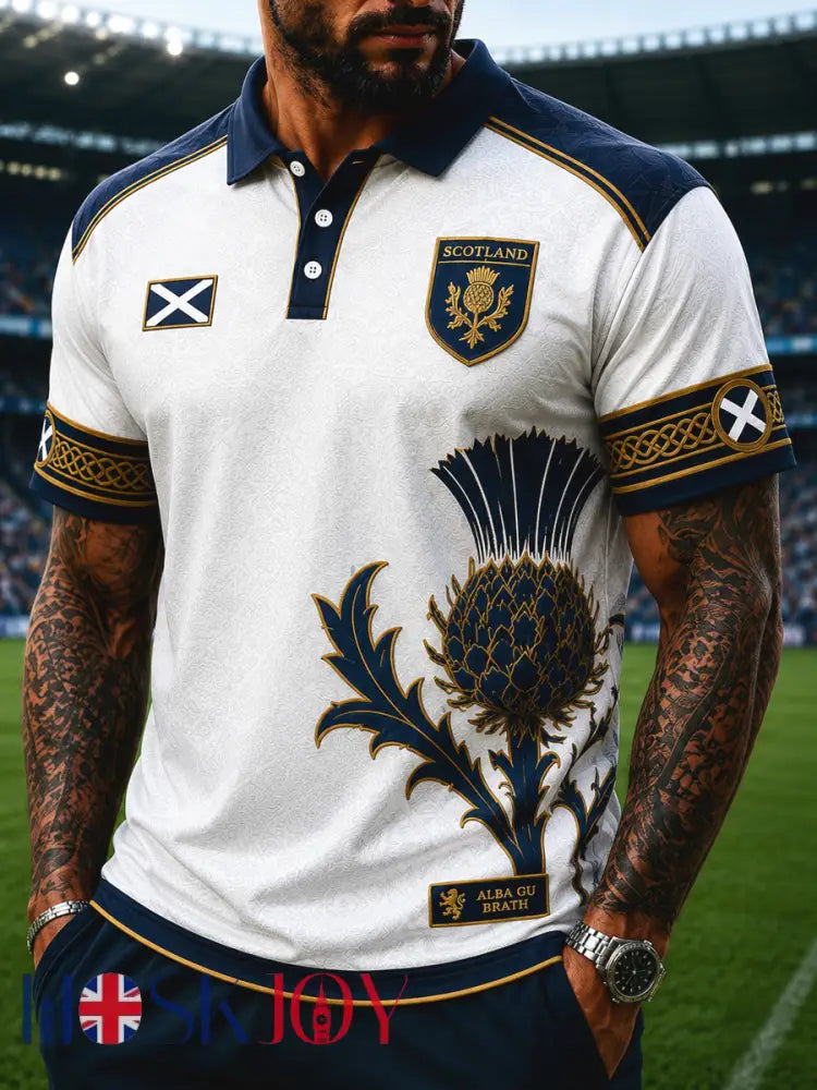 Men’s Scotland Printed polo shirt - As picture / S