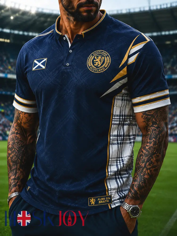 Men’s Scotland Printed polo shirt - As picture / S