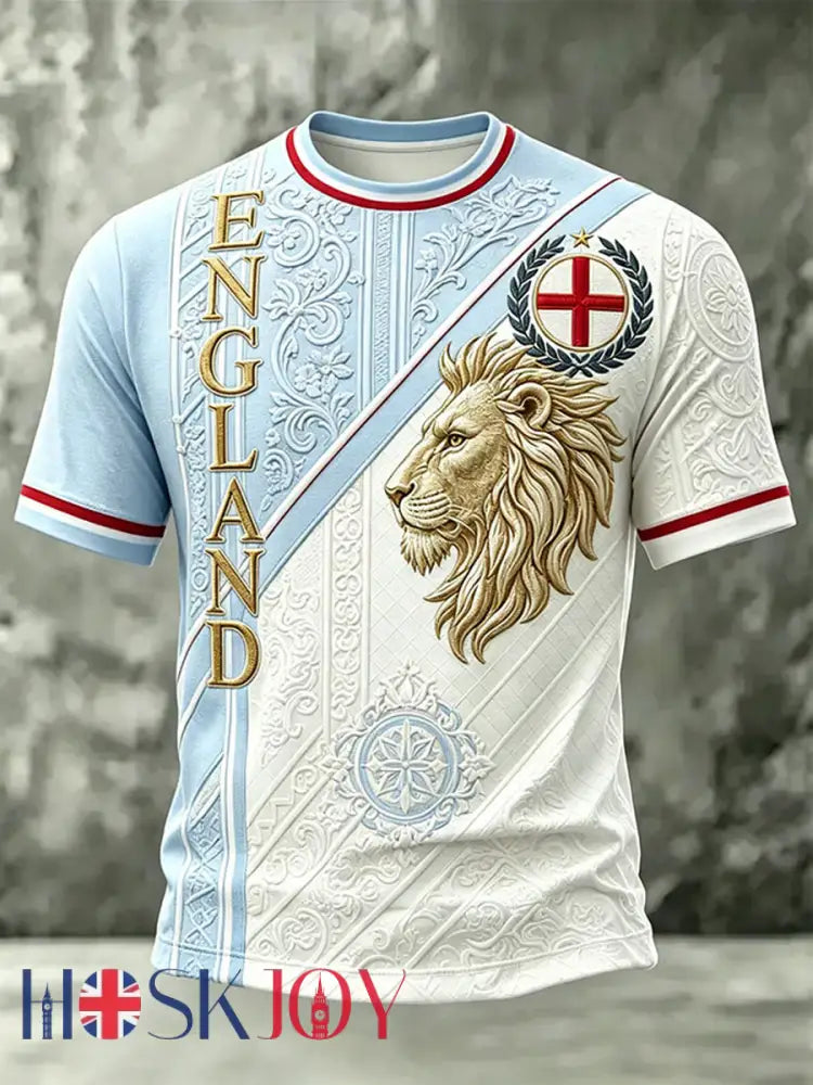 Men’s UK Football Lover England Printed short sleeves t-shirt - As picture / S