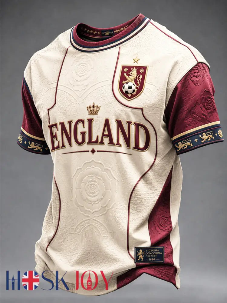Men’s UK Football Lover England Printed short sleeves t-shirt - As picture / S