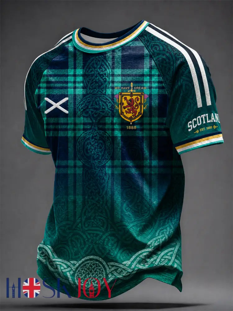 Men’s UK Football Lover Scotland Printed short sleeve t-shirt - As picture / S