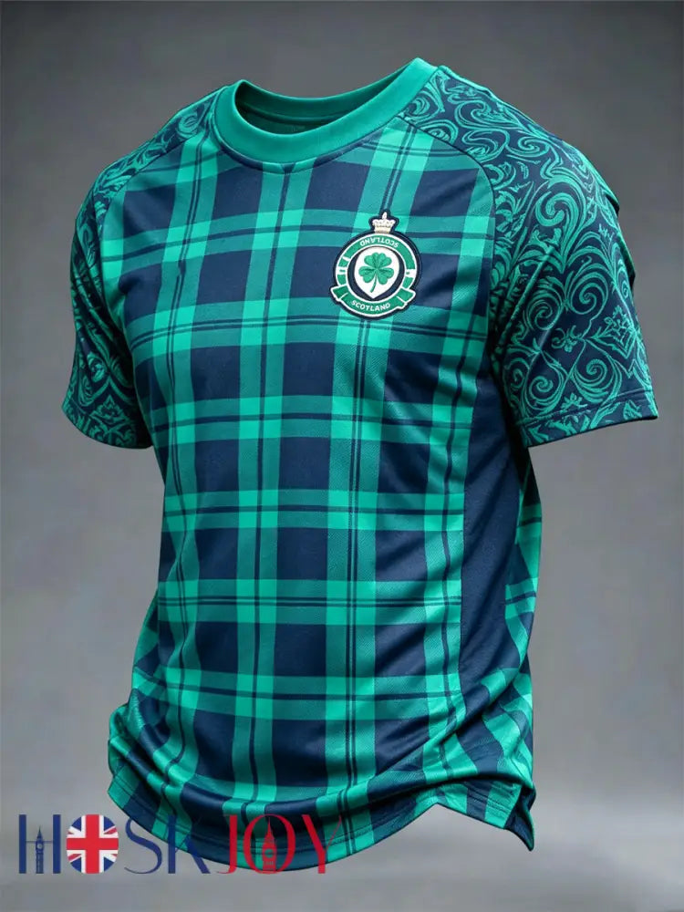 Men’s UK Football Lover Scotland Printed short sleeve t-shirt - As picture / S