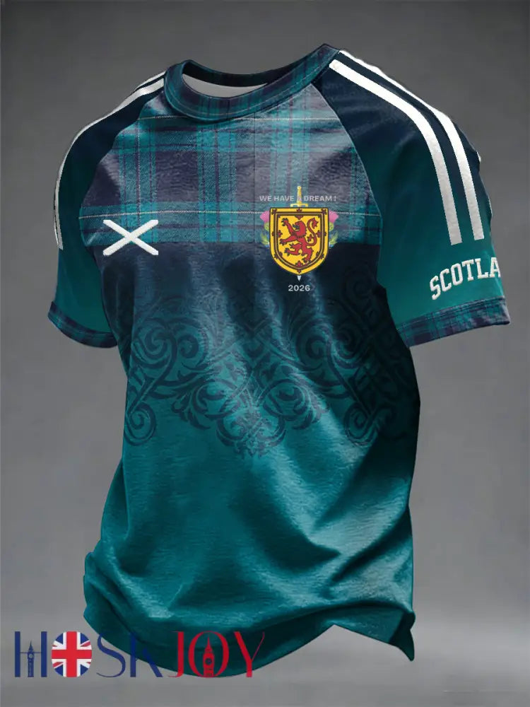 Men’s UK Football Lover Scotland Printed short sleeve t-shirt - As picture / S