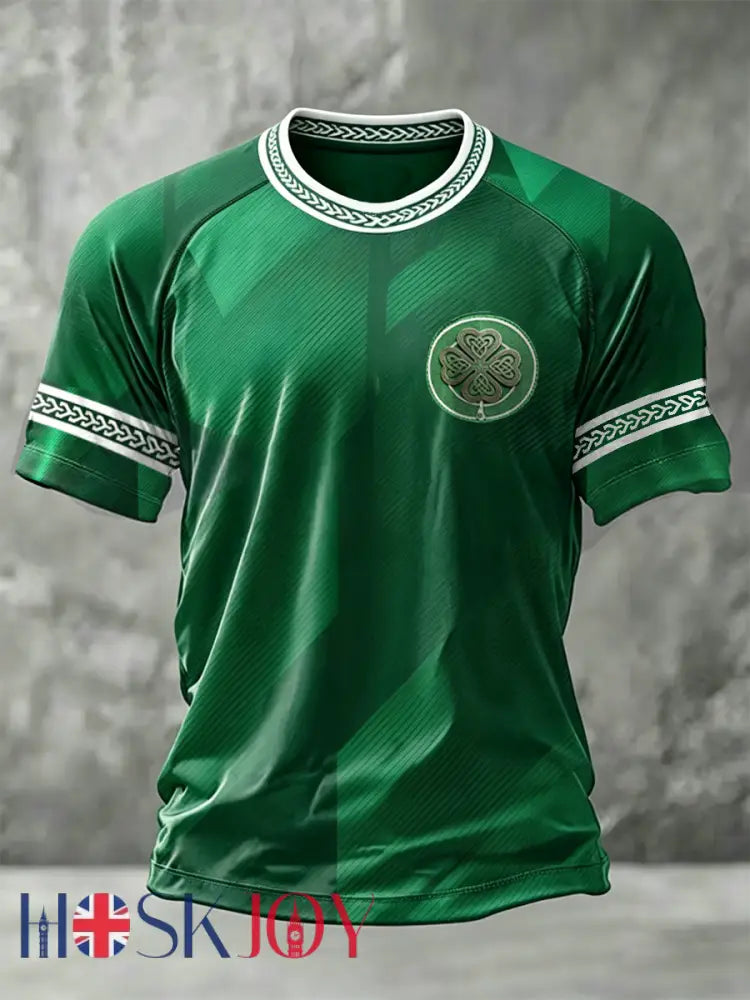 Men’s UK Football Lover Scotland Printed short sleeve t-shirt - Green / S