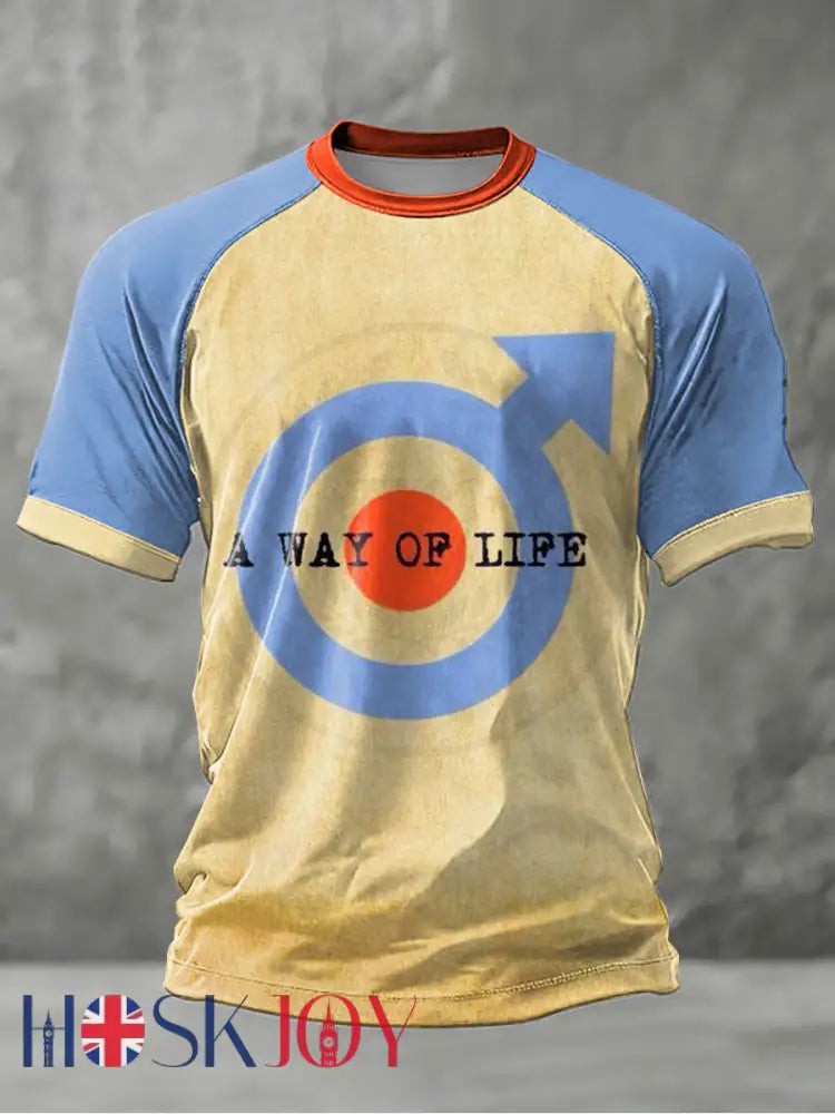 Men’s UK Mods Music Lover short sleeve t-shirt - As picture / S
