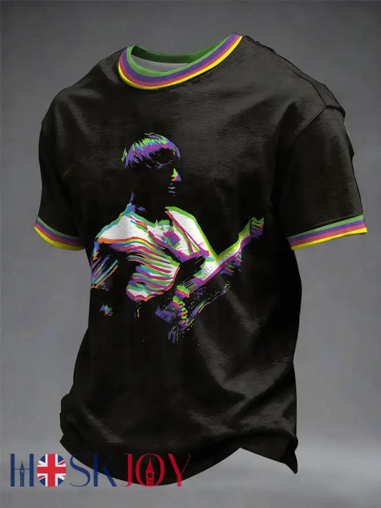 Men’s UK Mods Music Lover short sleeves t-shirt - As picture / S