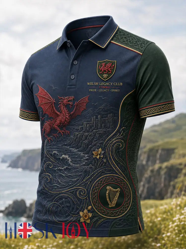 Men’s Wales Uk Short Sleeve Shirt - A / S