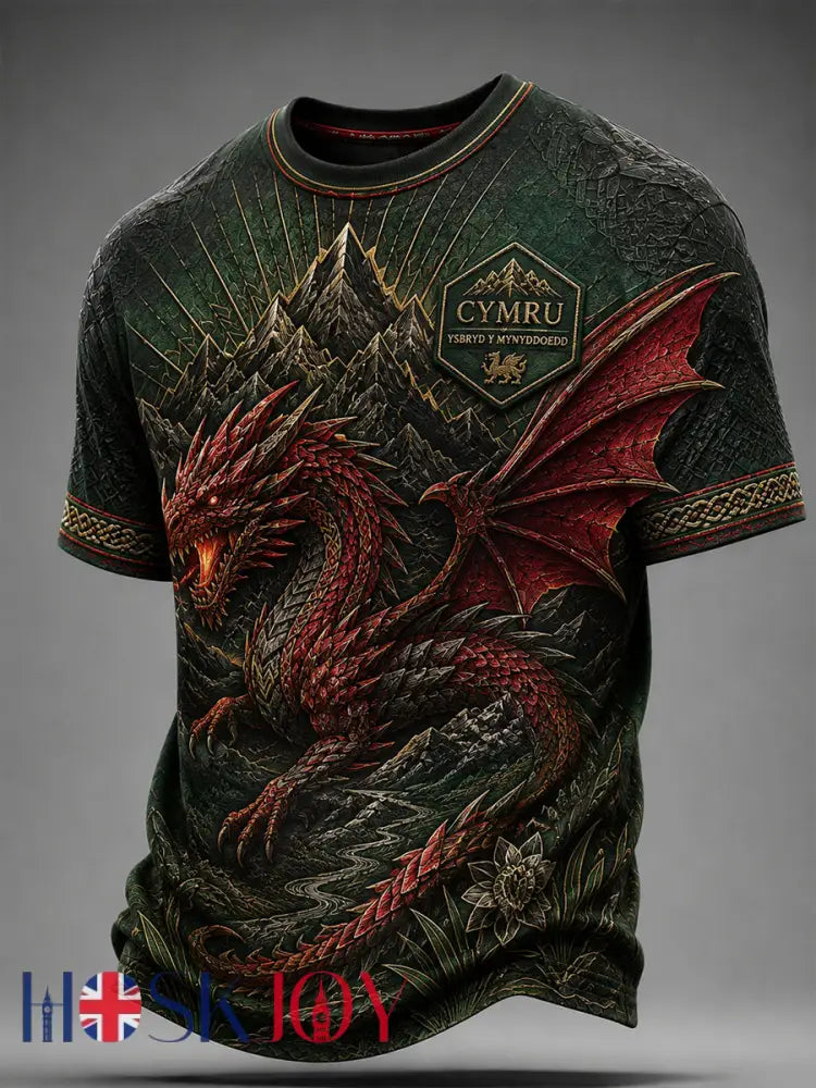 Men’s Welsh Rugby Lover Short Sleeve Shirt - A / S