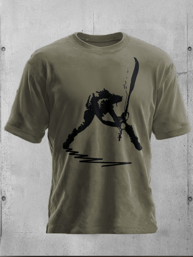 Unisex UK Punk Music Lover Printed T-shirt