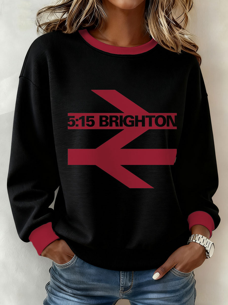 Women's UK Mod Music Lover Printed Sweatshirt