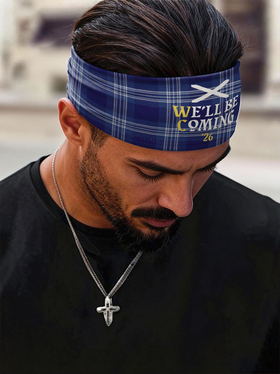 Scotland Football Lover Printed Sports Headband