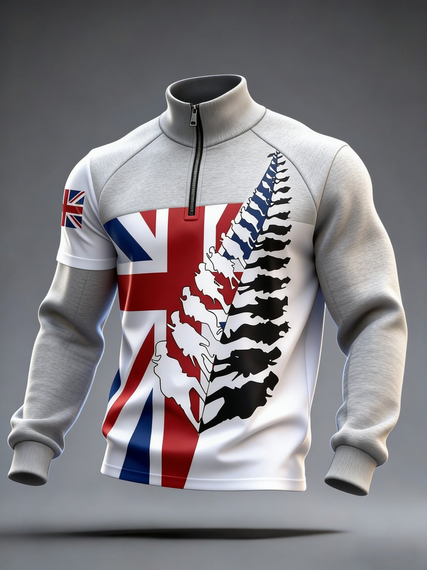 Men's UK Football Lover Scotland We'll Be Coming 2026 Printed Zip-Up Hoodie