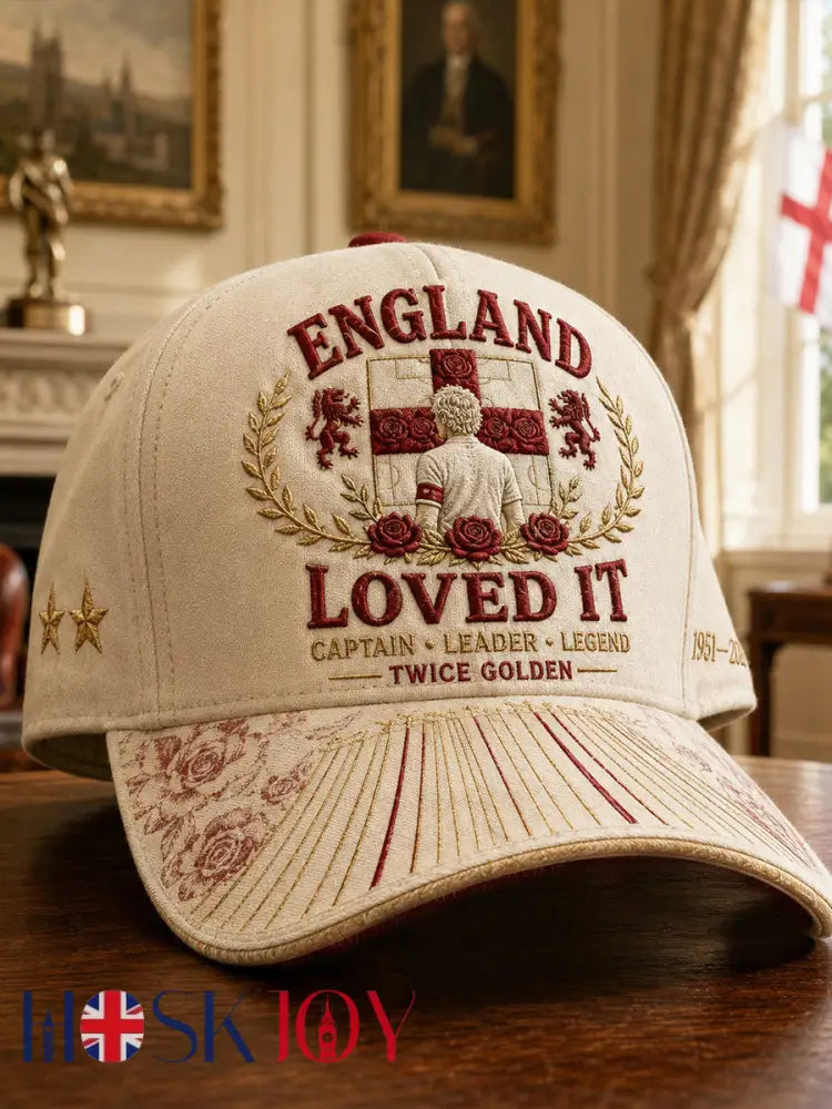 Unisex England Football Lover Legend King Kev Rip Printed Hat - Creamy-White / ONE