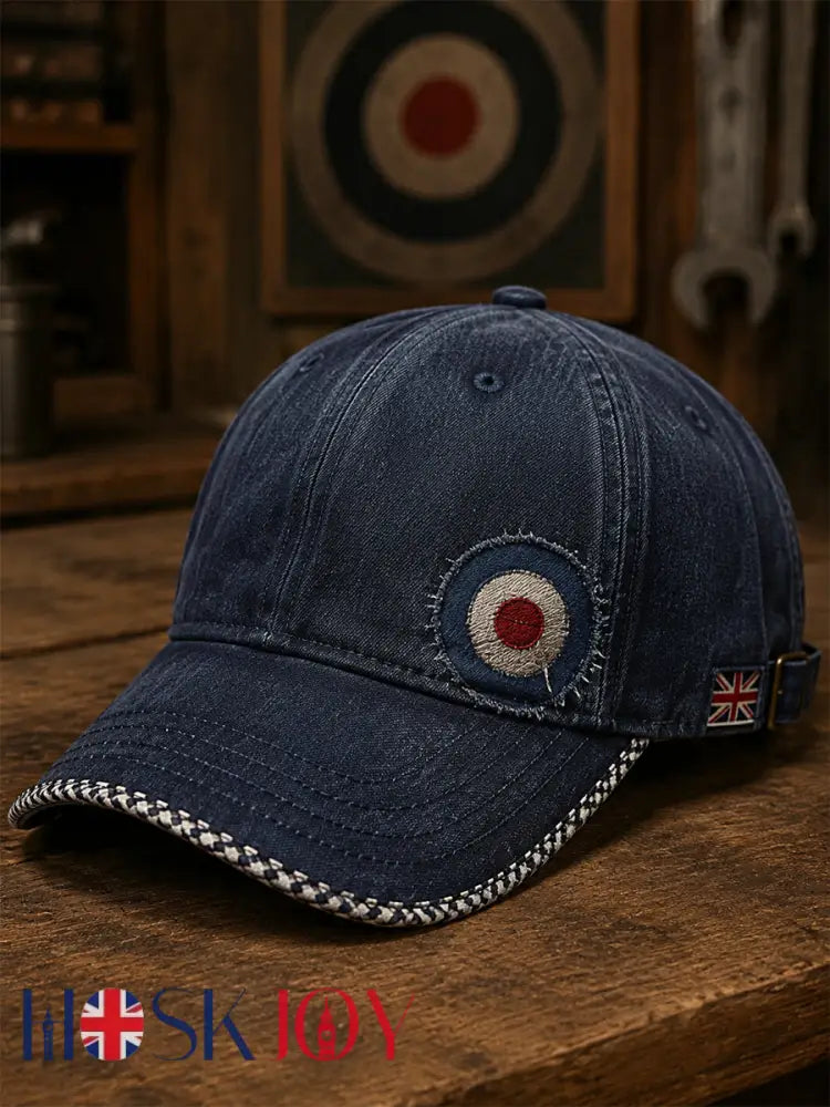 Unisex Mods Culture UK Music Lover Business Style Printed Hat - Blue / ONE