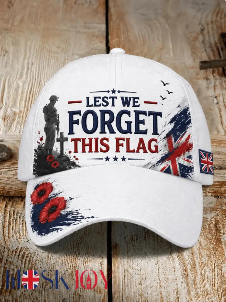 Unisex Remembrance Day Hat - White / ONE