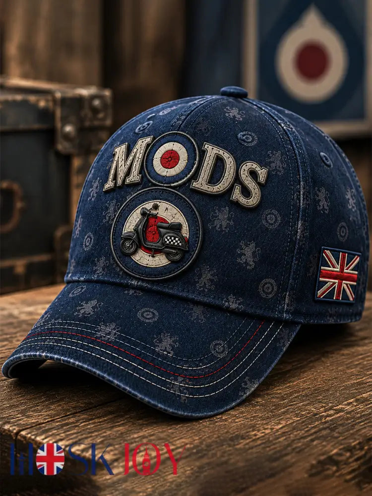 Unisex UK Mods Music Lover The Who Printed Hat - Blue / ONE