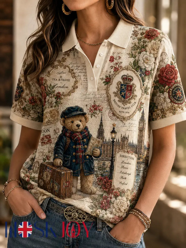 Women’s Paddington Bear Polo T-Shirt - A / S