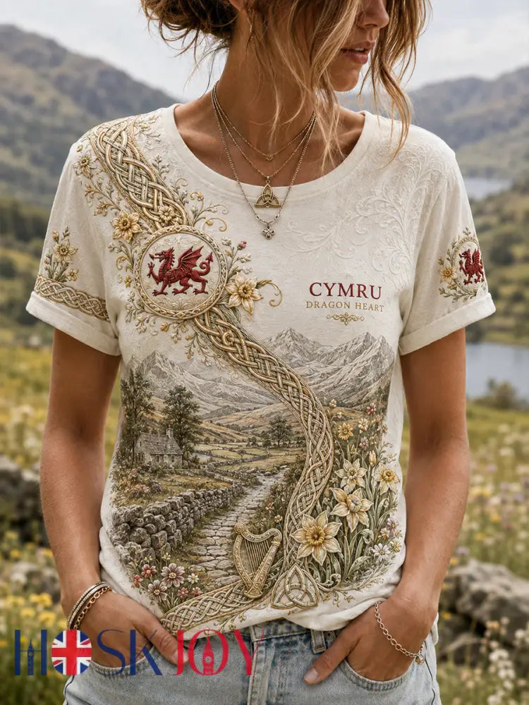 Women’s Wales Uk Short-Sleeved T-Shirt - A / S