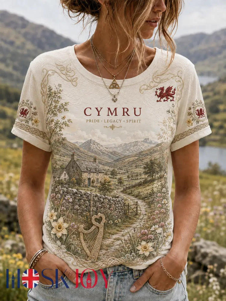 Women’s Wales UK Short-Sleeved T-Shirt - A / S