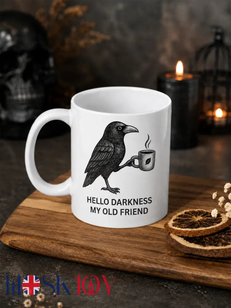 Halloween Crows Print Mug - White / ONE