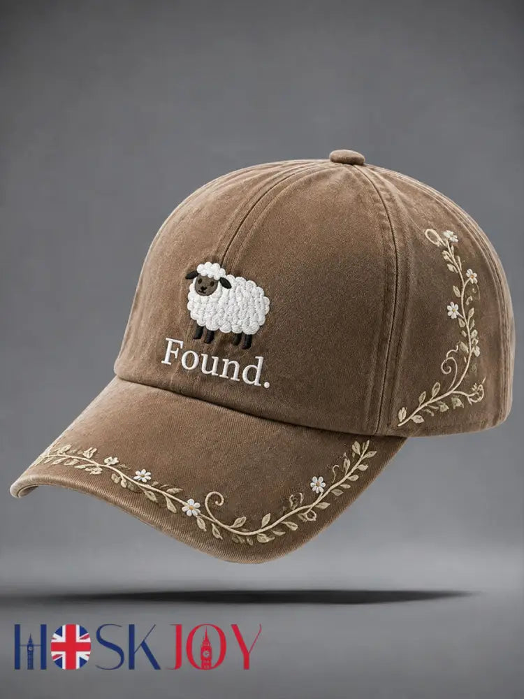 He Left The 99 To Find Me Matthew 18:12-14 Unisex Hat - Brown / ONE