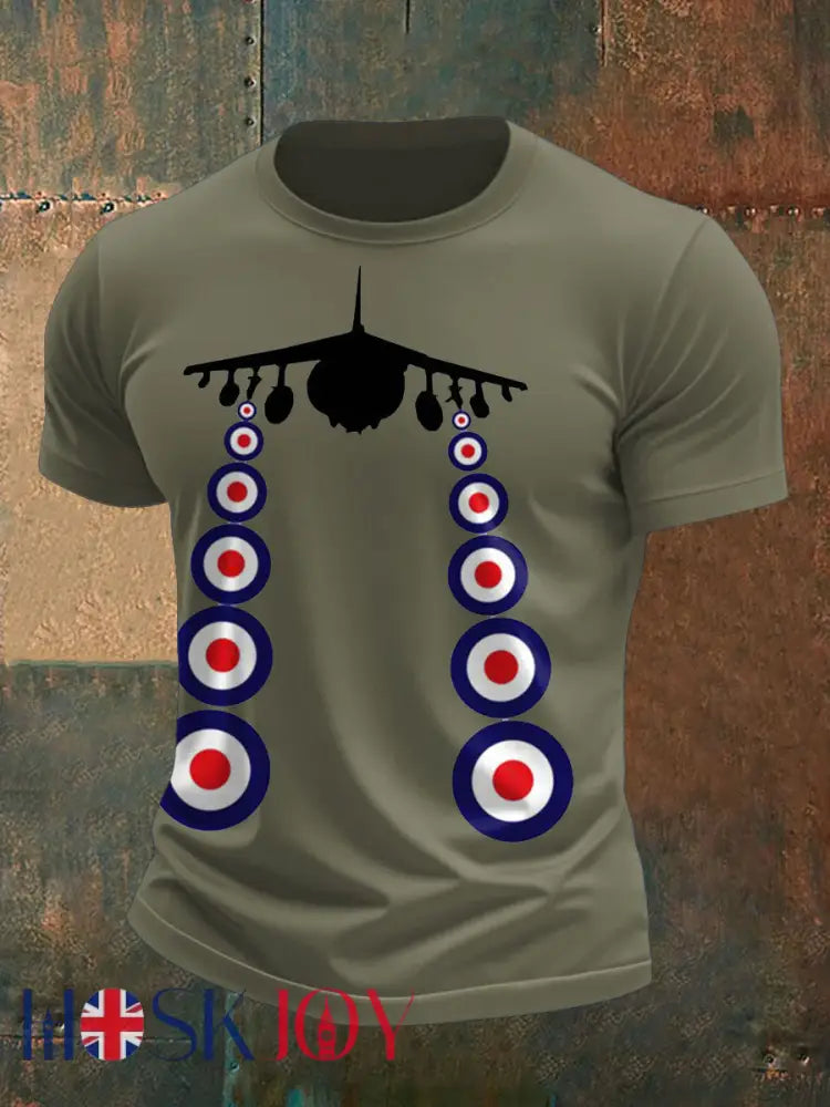 Men’s Air Mods Music Lover Printed T-shirt - Army Green / S