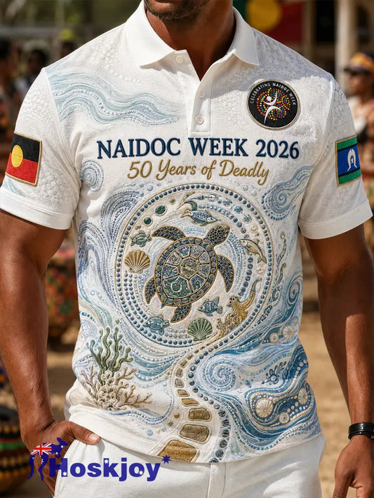 Men’s Australia NAIDOC WEEK Short Sleeve Shirt - A / S