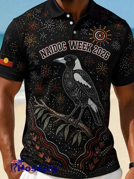 Men’s Australia NAIDOC WEEK Short Sleeve Shirt - A / S
