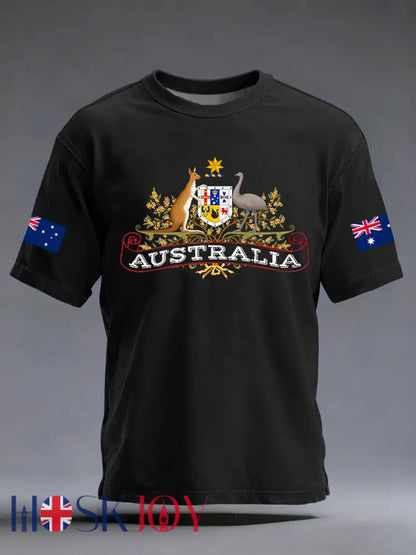 Men’s Australia Short Sleeve T-shirt Black / S