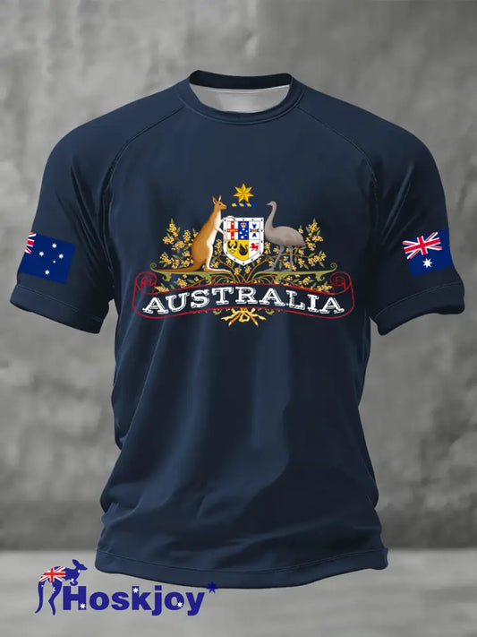 Men’s Australia Short Sleeve T-shirt Navy Blue / S