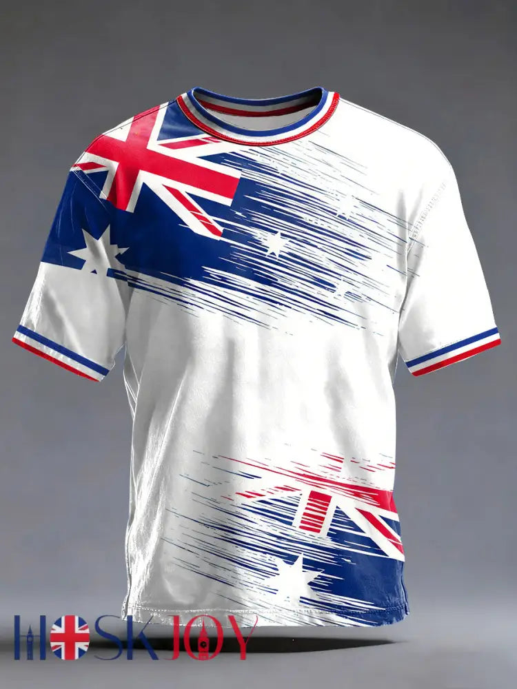 Men’s Australia Short Sleeve T-shirt White / S