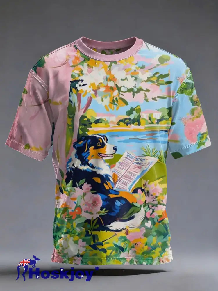 Men’s Australian Shepherd Short Sleeve T-shirt As picture / S