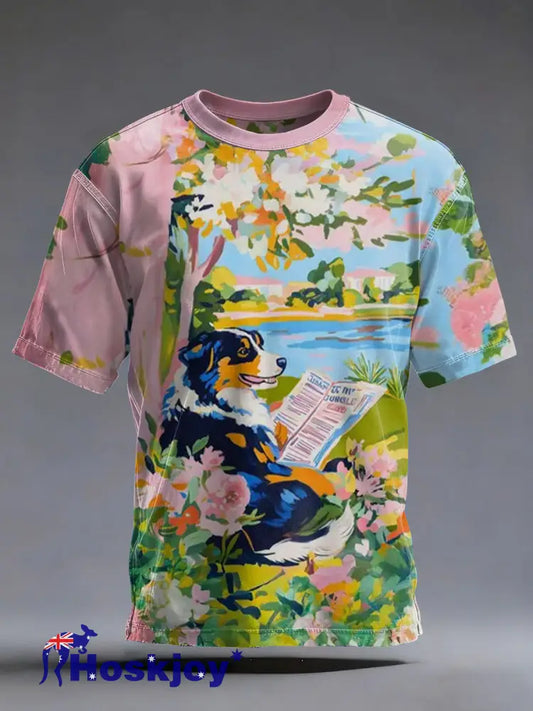 Men’s Australian Shepherd Short Sleeve T-shirt As picture / S