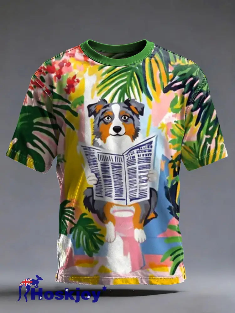 Men’s Australian Shepherd Short Sleeve T-shirt As picture / S