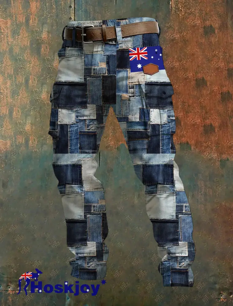 Men’s Australian-Style Printed Trousers A / S