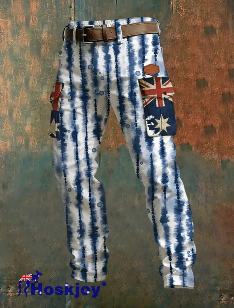 Men’s Australian Style Printed Trousers A / S